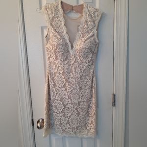 David's Bridal sequined dress